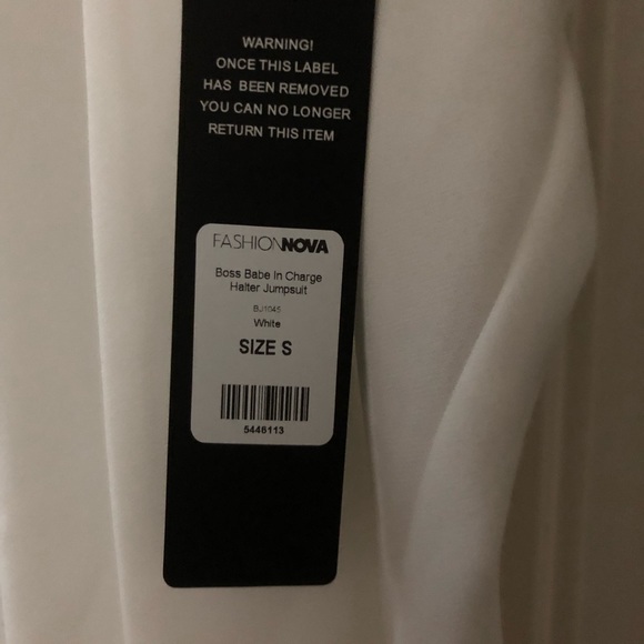 Fashion Nova White Jumpsuit - Picture 4 of 4